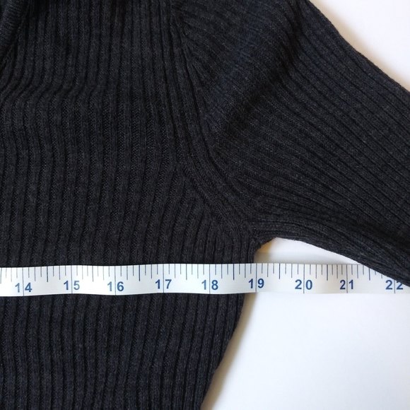 Studio One New York Sweater Dress Womens Large L Multicolor Striped 3/4 Sleeve - Picture 9 of 11